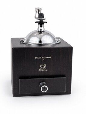 Peugeot Olivier Roellinger Beechwood Black Pepper Mill With Drawer Grinder